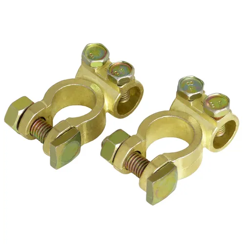 Batterieklemmen Batterie Polklemmen SET + - Batterie Pol Klemmen Auto 12V 24V