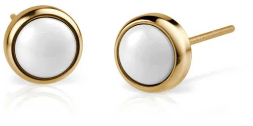 BERING Damen-Ohrstecker Edelstahl 701-25-05 - Ohrringe für Damen aus hochwertigem Edelstahl und High-Tech Keramik, glänzend und im eleganten Danish Design für einen stilvollen Look.