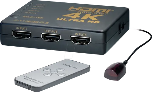 MATR CS1-5L - HDMI 4K 30 Hz Switch, 5-Port