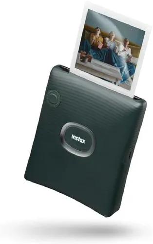 Fujifilm Instax Square Link Green - Tragbarer Fotodrucker mit AR-Effekten, sofortige Drucke für unvergessliche Momente überall dabei