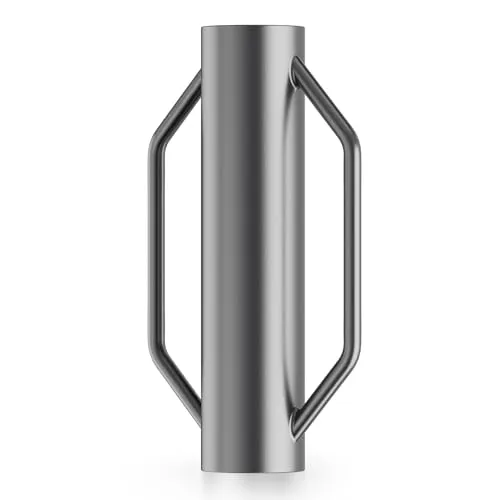 Wiltec Handramme Ø14 cm - Robuste Pfahlramme für Zaunbau - Rasenmäherersatzteile & Rasenmäherzubehör - Effiziente Bodenverdichtung und vielseitig einsetzbar zum Versenken von Pfählen dank stabiler Q235-Stahl-Konstruktion.