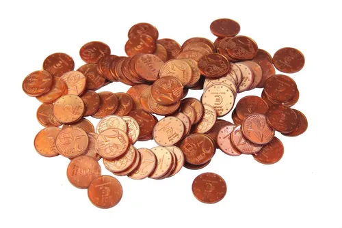 Wissner® aktiv lernen Lernspielzeug Euro-Spielgeld (100 Stück) Geld rechnen Kaufmannsladen, RE-Plastic®