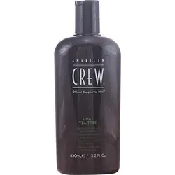 American Crew Hair & Body 3-IN-1 Tea Tree Shampoo, Conditioner und Duschgel - Shampoos, 3-in-1 Lösung für Herren, spart Zeit und reinigt Haut und Haare sanft für geschmeidiges, leicht kämmbares Haar.