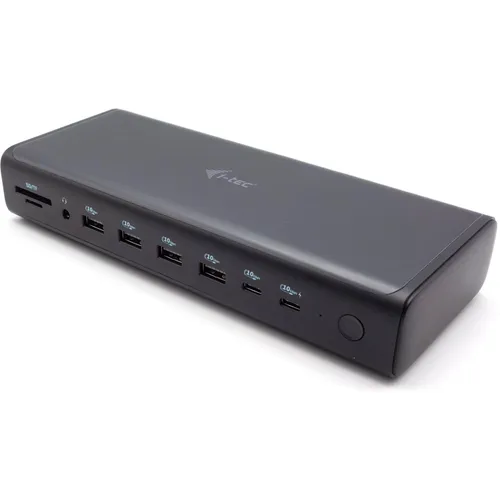 I-TEC Universal 6x Display Docking Station mit Power Delivery 140W - Weiteres Notebook-Zubehör mit 6 Anschlüssen und Power Delivery 140W für schnelles Laden und vielseitige Anschlussmöglichkeiten.