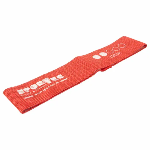 Sport-Tec Fitness-Loop aus Textil, 32x5,8 cm, leicht, rot