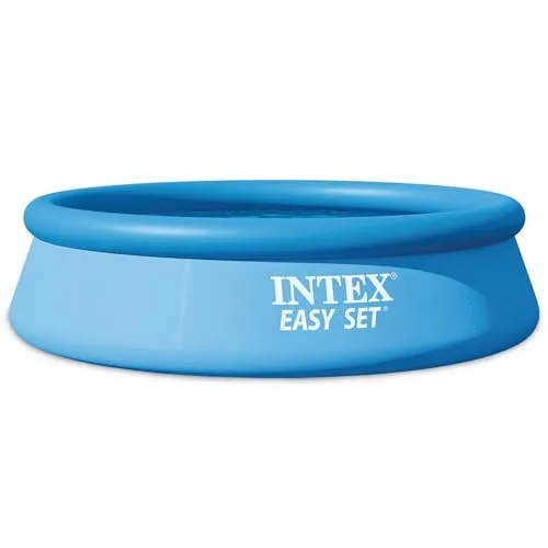 Intex Easy Set 28120NP - Rundpool - Rundpool mit 76 cm Höhe und 3853L Kapazität, ideal für 3-4 Personen. Schnell aufbaubar und perfekt für entspannte Sommertage!