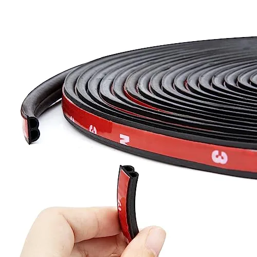 YOUSHARES Auto Zierleiste Chrom Zierleisten Trim - DIY 10 Meter Gummidichtung Strip Typ D, Automan flexiblem Innenraum Dekorative Streifen Line