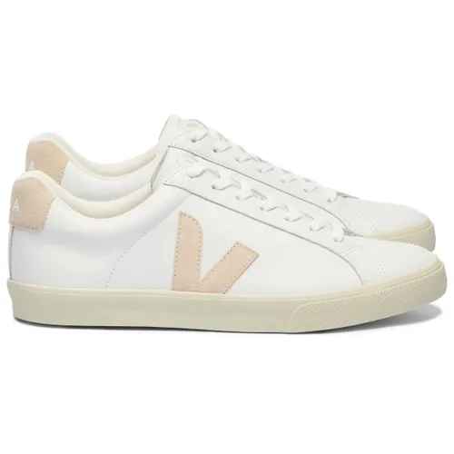 VEJA Esplar Logo Damen Sneaker - Weiße Leder Sneakers in Größe 37 EU - Sneaker aus hochwertigem Leder mit Gummisohle, ideal für den Alltag und Beruf. Stilvolles Design trifft auf Komfort für Damen.