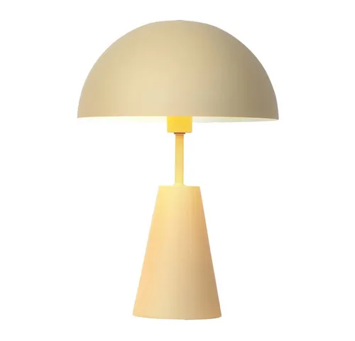 NOWA LED Tischleuchte im Pilzdesign – Warmweiß, inkl. Leuchtmittel, sandfarben, H 36 cm