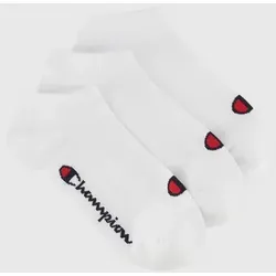 Champion Sneakersocken 3 Pack Sneaker Socks (3-Paar) für sportive Aktivitäten, sportlicher Stil weiß 43-46