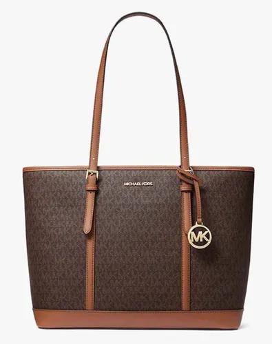 MICHAEL KORS Damen Jet Set Travel Sling Bag - Braun, stilvolles Design für unterwegs und ideal für den täglichen Gebrauch