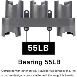 Wandmontierter Zubehörhalter für Dyson V11 V10 V8 V7 – Adapter-Konverter-Set