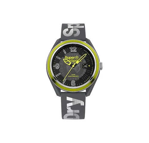 Superdry Quarzuhr Osaka Sport - Armbanduhren mit sportlichem Design, 5 bar wasserdicht und ideal für aktive Tage dank leichtem Silikonarmband und Quarzwerk.