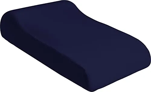 Erwin Müller Venenkissenbezug Nürnberg Doppel-Jersey, dunkelblau Größe 66x40 cm - weich, temperaturausgleichend, mit Rundumgummizug