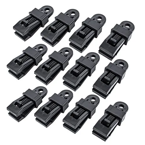 ProPlus 135740800_SML Vorzeltteppich Clips, 12 Stück