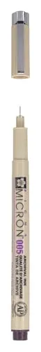 SAKURA Pigma Micron 005 - Wasserfester Sepia Fineliner - 0,20 mm Archivtinte