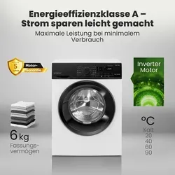 Bomann® Waschmaschine 6kg mit Invertermotor von Bomann
