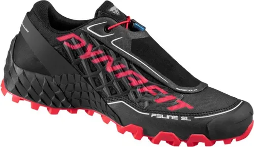Dynafit Feline Sl - Trailrunningschuh schwarz 36,5 EU - Laufschuhe für Trailrunning, mit griffiger Sohle für optimalen Halt auf unebenem Gelände und sportlichem Design in schwarz/fluo pink.