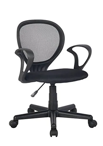 SixBros. Schreibtischstuhl H-2408F/2058 in schwarz von SixBros.