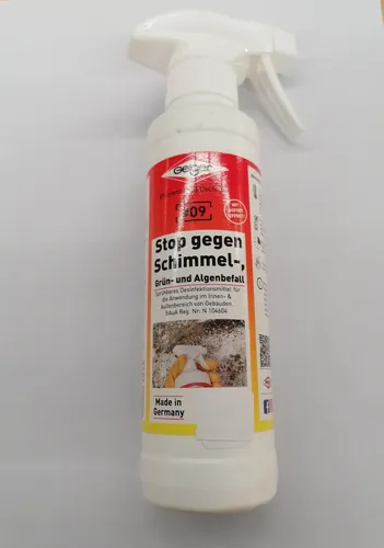 Geiger Stop gegen Schimmel 09 Schimmelspray - 250 ml - Effektiver Schimmelentferner in Aerosolform, ideal für die schnelle Bekämpfung von Schimmel, Algen und Moos. Perfekt für den Einsatz in feuchten Räumen.