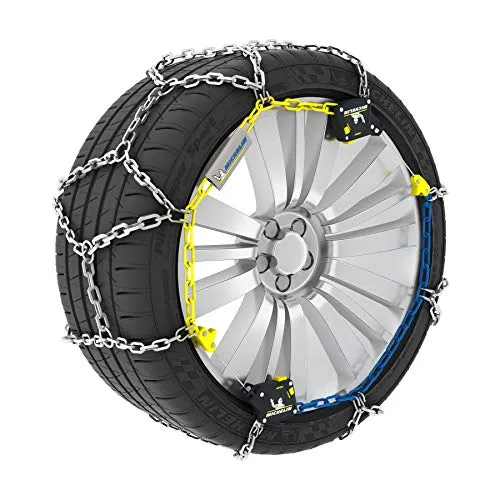 Michelin Schneeketten 008471 - Extrem Grip Auto 300 - Schneeketten für SUV 4x4 mit selbstspannendem System, inklusive Montageanleitung und Aufbewahrungstasche für einfache Handhabung.