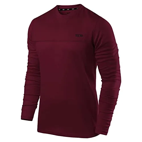 TCA Element Sport Langarmshirt Herren - Atmungsaktives Laufshirt für optimale Leistung - Activewear-T-Shirts für Herren mit TCA D.R.Y.-Technologie für effektiven Schweißtransport und trockenen Komfort während des Trainings.