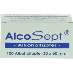 Alkoholtupfer Alcosept 100 St