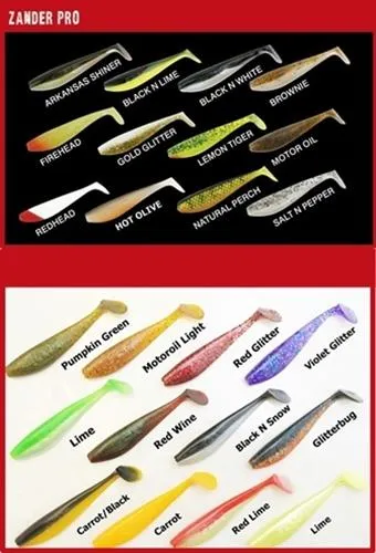 Fox Rage Zander Pro Shads Gummifische 14cm, Farbe:Natural Perch