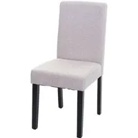 MCW Esszimmerstuhl Littau Creme-Beige Dunkle Beine