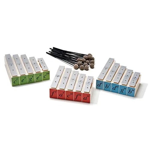 Sonor KSP 40 M 15 Satz m.Beschriftung · klingende Stäbe von SONOR