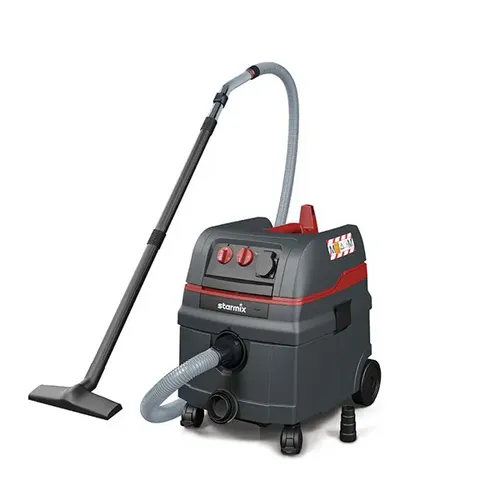 Starmix ISC M-1625 Safe Handwerkersauger - Nass/Trocken-Sauger für mittel gefährliche Stoffe, mit automatischer Filterabreinigung und 1600 Watt Leistung. Ideal für Handwerker mit hoher Ansaugkraft und Made in Germany.
