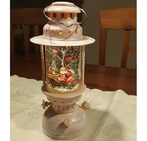 BY PEHA Schneekugel PT-22120 LED Schneelaterne Weihnachtsmann