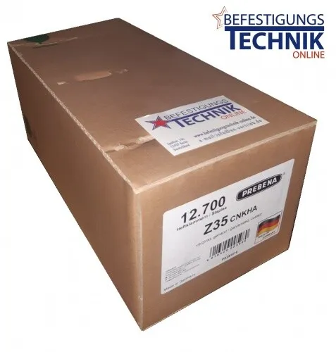 Heftklammern verzinkt geharzt Z35CNKHA von Prebena