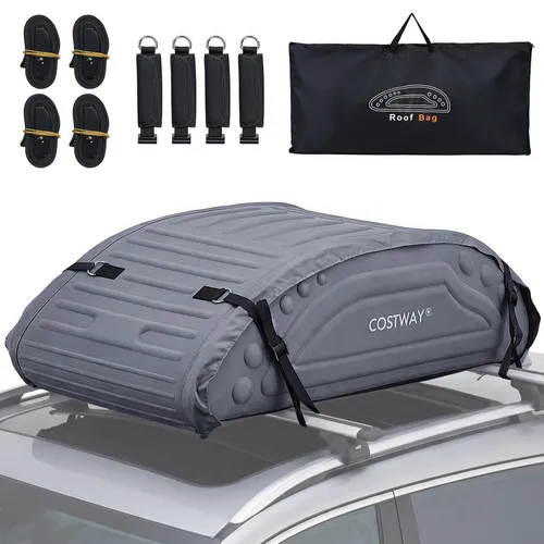 COSTWAY 400L Dachbox Auto – Wetterfeste Gepäcktasche für SUV