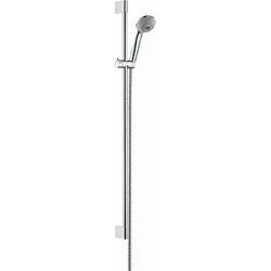 hansgrohe Brause Set Crometta 85 Multi 27766000 - Brausegarnituren mit 3 Strahlarten und QuickClean Antikalksystem, ideal für ein individuelles Duscherlebnis.