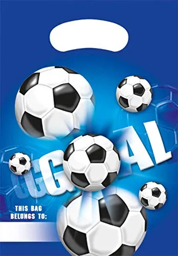 JT-Lizenzen 1 A Fulfillment PR9633 Procos 09633 - Partytüten Fußball, 6 Stück, Mitgebsel, Kindergeburtstag