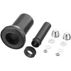 Haas PE-Wand-WC-Anschlussgarnitur 18cm DN90/110 Nr.3291