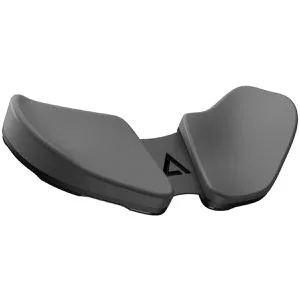 DeltaHub Handgelenkauflage Carpio 2.0, grau - Ergonomische Handgelenkauflage für Maus und Tastatur, fördert die Gesundheit und beugt Schmerzen vor. Mit PTFE-Füßen für optimale Gleitfähigkeit. Ideal für die rechte Hand (Größe S).