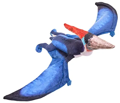 Wild Republic Artist Collection Dino Pteranodon - Plüschtier für Kinder, 38 cm - Stofftier: Detaillierter Pteranodon aus umweltfreundlichem Füllmaterial, ideal zum Lernen über Tiere und Natur. Perfektes Geschenk für Babys und Kinder, sicher und kuschelig.