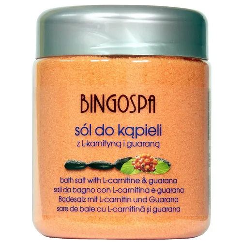 Sól do kąpieli z L-Karnityną i Guaraną 580g BingoSpa 5901842777776