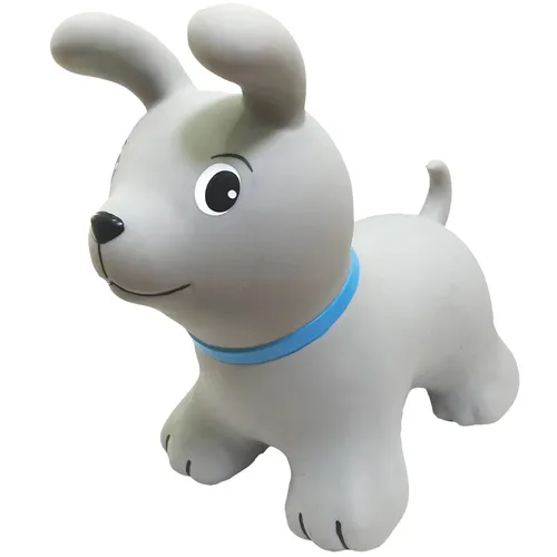 Gerardo's Toys Jumpy Bouncy Grau Hund