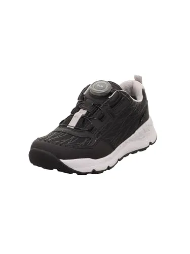 Superfit Free Ride Gore-Tex Sneaker, Schwarz/Hellgrau 33 EU - Sneaker mit GORE-TEX Membran für wasserdichten Komfort, herausnehmbarer Einlegesohle und BOA Fit System für präzisen Sitz.