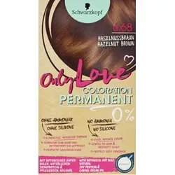 Produktbild Schwarzkopf Only Love Coloration 143 ml, Haar Color:6.68 Haselnussbraun, Pack 143 ml:( 1 x 143 ml )