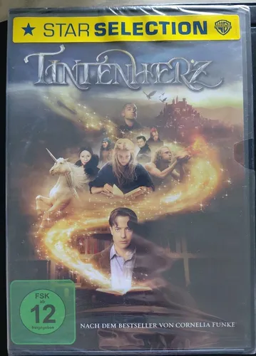 Tintenherz DVD Film - Abenteuerfilm basierend auf dem Bestseller von Cornelia Funke, ideal für Kinder von 9-12 Jahren und in deutscher sowie englischer Sprache erhältlich.
