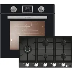 Kaiser Herd-Set EH 6326 SP Einbaubackofen+KCG 9387 Gaskochfeld
