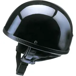 Redbike RB-500 Jethelm - Schwarz - S - Motorradhelm aus Fiberglas mit Textil-Innenfutter und integrierter Brillenschlaufe, ideal für Oldtimer-Liebhaber und stilbewusste Fahrer.