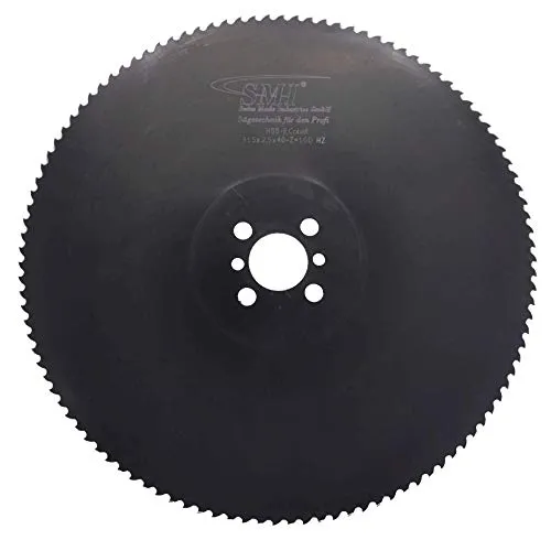 SMI Metall-Kreissägeblatt HSS-E Cobalt 315 x 2,5 x 40 mm 160 Zähne Sägeblatt Kreissägeblatt Metallsägeblatt geeignet für die Edelstahlbearbeitung