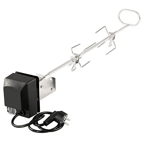 BBQ-Toro Edelstahl Grillspieß Set für Weber Genesis Grill - Grilldrehspieße für Weber Genesis E/S 200/300, inklusive leistungsstarkem Motor und massiver Edelstahl-Spießstange für gleichmäßiges Garen und perfekten Grillgenuss.