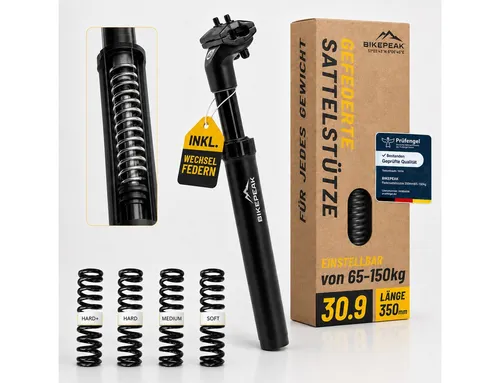 BikePeak gefederte Sattelstütze 30.9mm von BikePeak