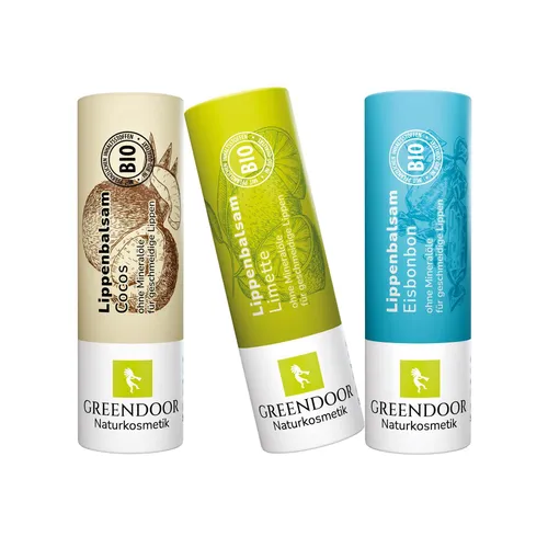 GREENDOOR Lippenpflege Set FUN